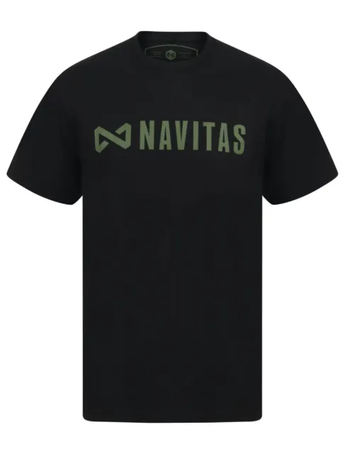 T-Shirt Navitas Core Range schwarz *alle Größen* NEU Karpfenangelbekleidung