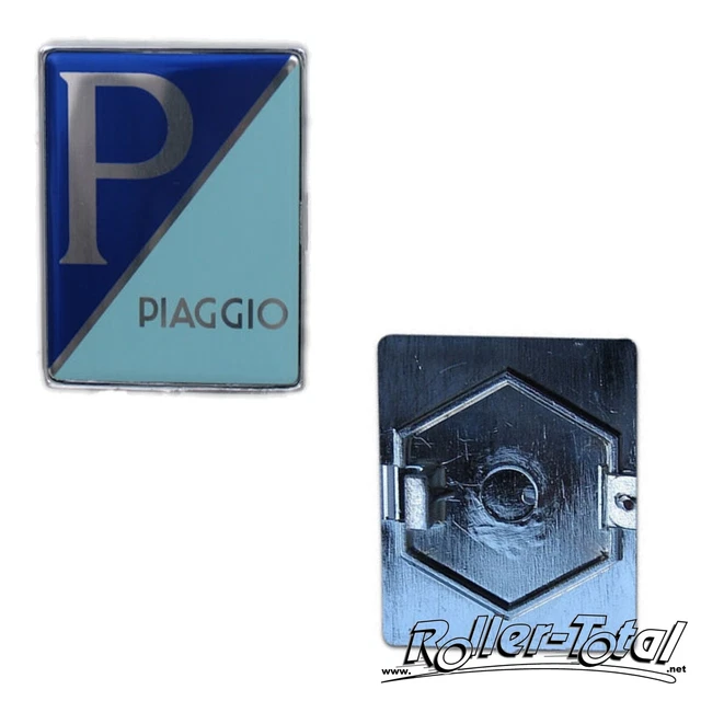 Décalque 3D Résistant UV Autocollant 3D Vespa Piaggio Kascade - Emblème Gel UV 33x43mm Pour GTS, GTV, LX, Primavera Emblème Scooter Piaggio