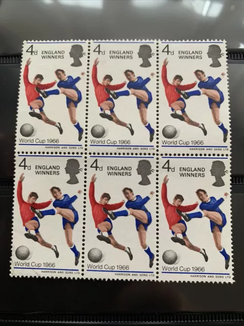 4d England winners World Cup stamps