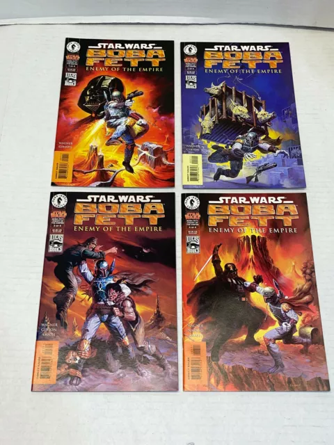 Star Wars Boba Fett Enemy Of The Empire Dark Horse Comics Set