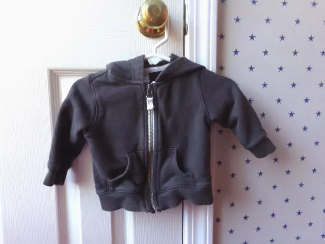 Baby Boys Carters CARTERS Gray Zipper Sweatshirt Hoodie Jacket Size 6 Months 6M