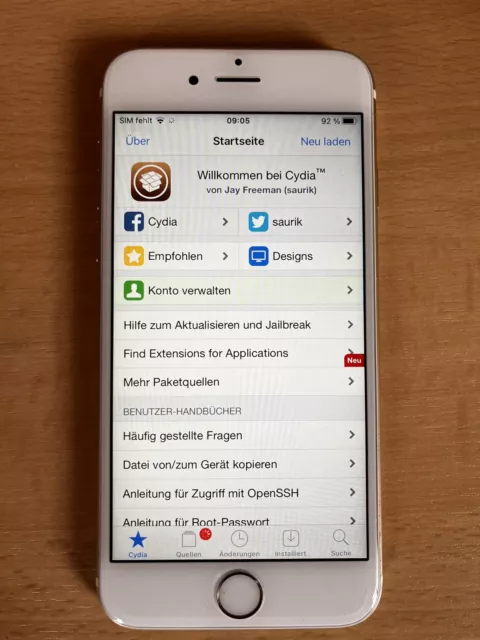 Apple iPhone 6s Mit Jailbreak 32GB - Roségold (Ohne Simlock)