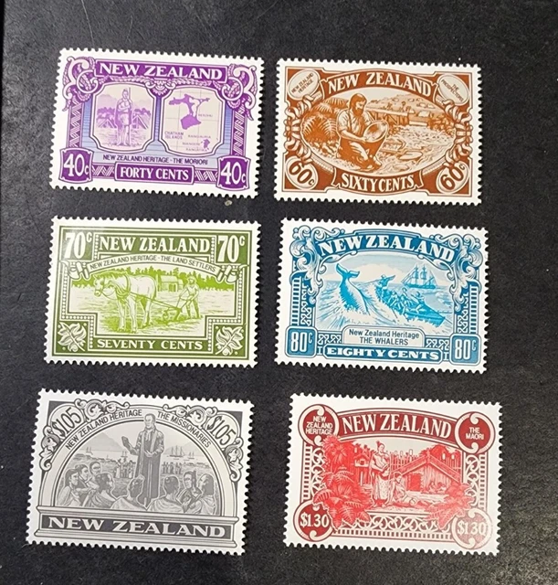 N. Zealand  1989 Heritage The People set MUH  E14