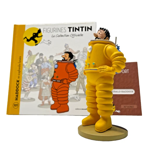 COFFRET SCENE, TINTIN SCAPHANDRIE FIGURINE MOULINSART