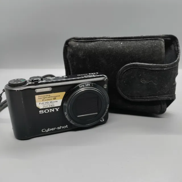 Sony Cybershot DSC-HX5 10.2MP Compact Digital Camera Black Tested