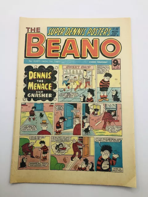 The Beano Comic No 2051 Nov 7th 1981
