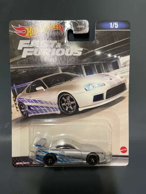 Hot Wheels Toyota Supra Fast & Furious Serie Premium 1:64 Real Riders