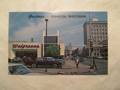 Oshkosh Wisconsin greetings from WI Postcard