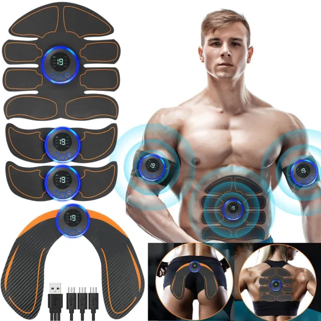 ABS Stimulator EMS Bauchmuskeltrainer Trainingsgerät Elektro Fitness Exerciser