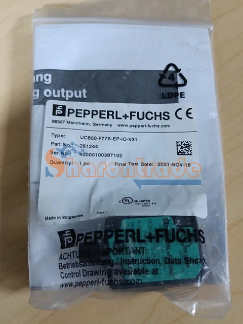 1PC Neuf Pepperl+Fuchs UC800-F77S-EP-IO-V31 Ultrasonique Capteur