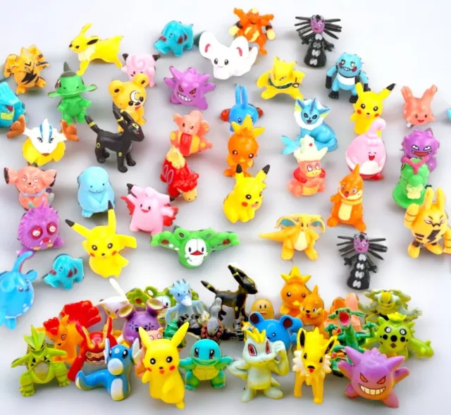 144 Lot for Pokemon Figures Mini PVC Action Pikachu Toys Kids Gift  Wholesale 