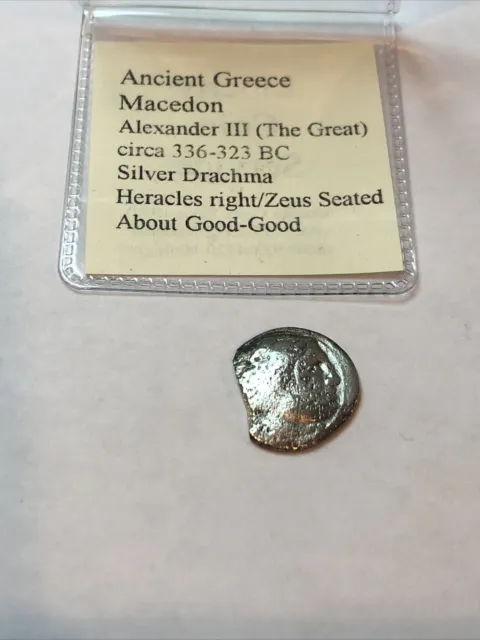 SASA Ancient Greece Macedon Alexander The Great Silver Drachma 336-323 BC