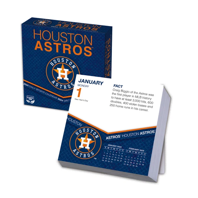 HOUSTON ASTROS 2024 Box Calendar 17.99 PicClick