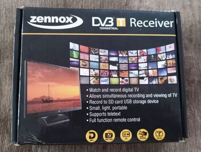 Zennox DVB T Receiver (Watch And Record Digital TV)