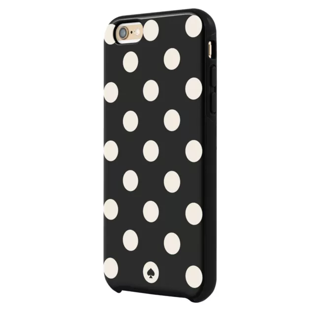 Kate Spade Hybrid HardShell Case for iPhone 6 Plus iPhone 6s Plus Black/Cream