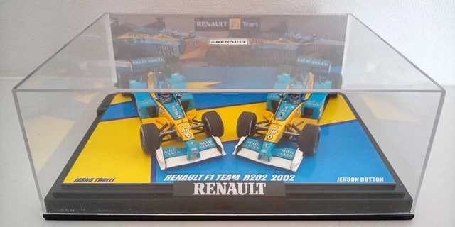 Maquette 1/43 Renault R202 F1 - Jenson Button 2002 - Universal Hobbies - Neuf