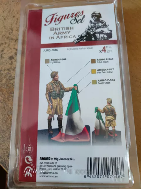 AMMO Figures set A.MIG 7046 BRITISH ARMY IN AFRICA 2