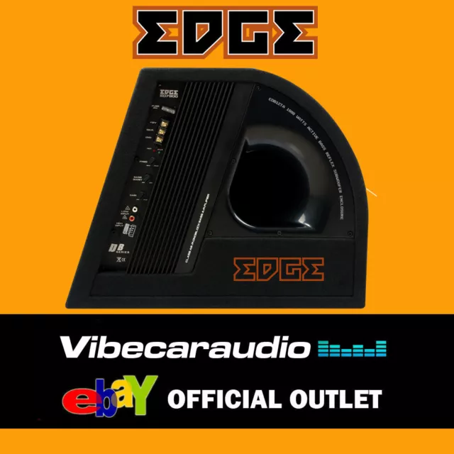 Edge EDB12TA-E0 - Twin 12 Inch Active Enclosure Car Subwoofer 1800W - BNIB 2