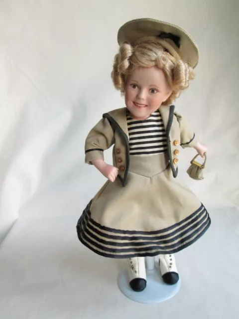 Danbury Mint Excl. Porcelain, Shirley Temple Doll, Wee Willie Winkie, NMWT