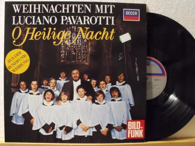 ★★ LP - Weihnachten mit LUCIANO PAVAROTTI - O heilige Nacht - DECCA - Vinyl NM