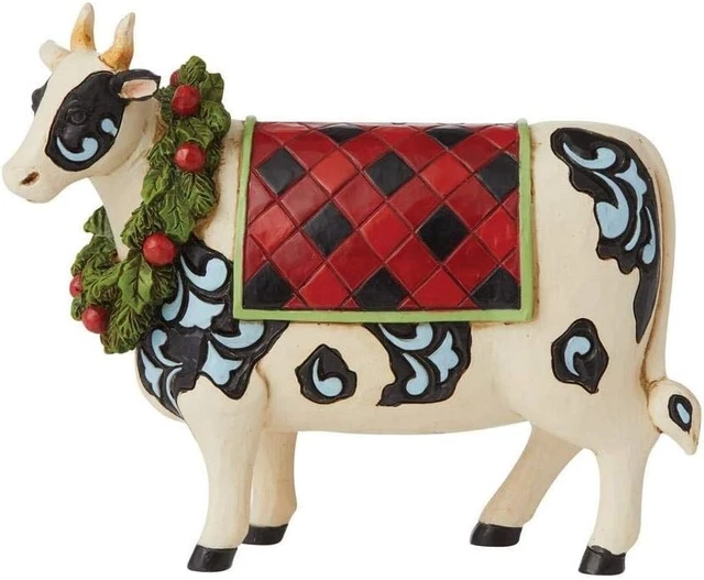 Enesco Jim Shore -   Country Christmas Cow #6009125