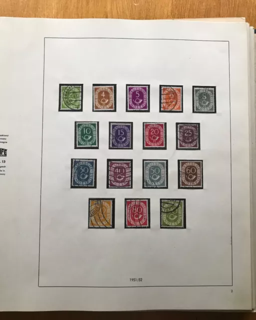 Briefmarken BRD von 1949/50 bis 1971 im Safe Album aus Nachlass 2