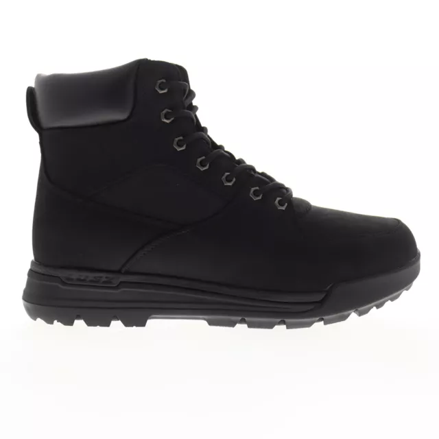 Lugz Sentry MSENTD-001 Mens Black Nubuck Lace Up Casual Dress Boots 9