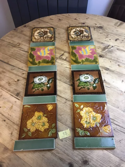 antique fireplace tiles
