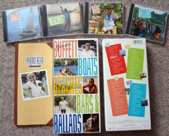 Jimmy Buffett Boats Beaches Bars Ballads 4 Cd Box Set The Parrot Head Handbook