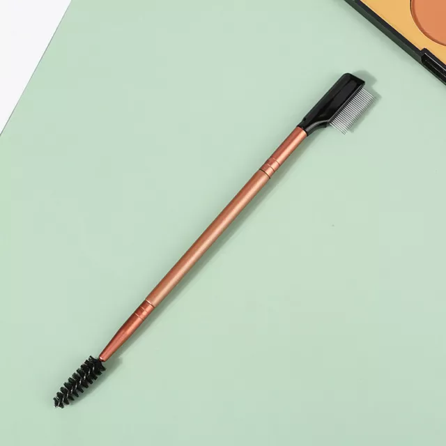 Double Sided Metal Comb Brush Lash Eyebrow Cosmetic Makeup Eyelash Extension_j_