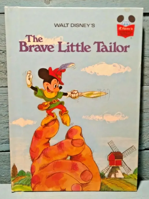 Walt Disney's The Brave Little Tailor Book Copyright 1974 FREE SHIPPING!