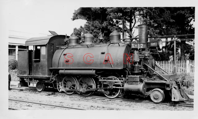 3B639 Rp 1938 California Western Railroad 262 Loco #17 Ft Bragg