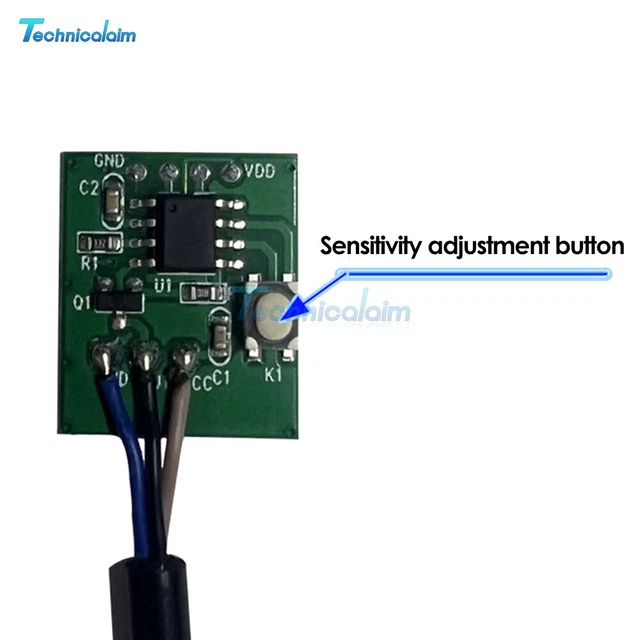 DC5V NPN OUTPUT NonContact Capacitive Liquid Water Level Sensor
