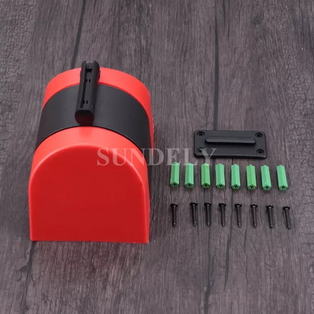 New 10M RED Retractable barrier tape safety crowd control warning sign belt type