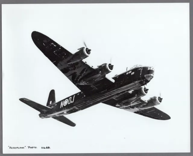 Short Stirling Ww2 Raf Bomber Large The Aeroplane Press Photo