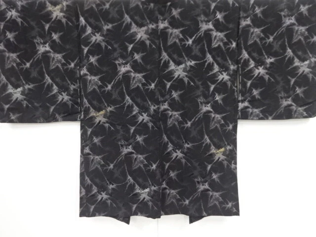 98303# Japanese Kimono / Haori / Woven Abstract Pattern