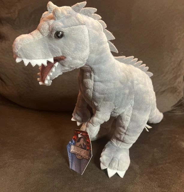 JURASSIC WORLD 11” Soft Plush Gray Indominus Rex Stuffed TRex Toy