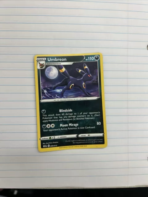 UMBREON NEW 2025 McDonalds Happy Meal Pokémon Card 009/015 £3.87