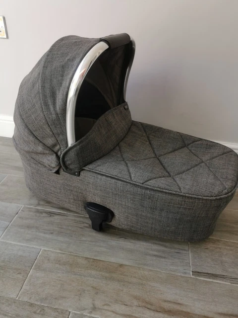 Carrycot de tweed castaño mamás y papás ocarro - marrón
