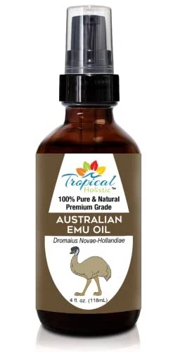 100% Pure Australian Fully Refined Emu Oil 4 oz Premium Grade Undiluted Natur...