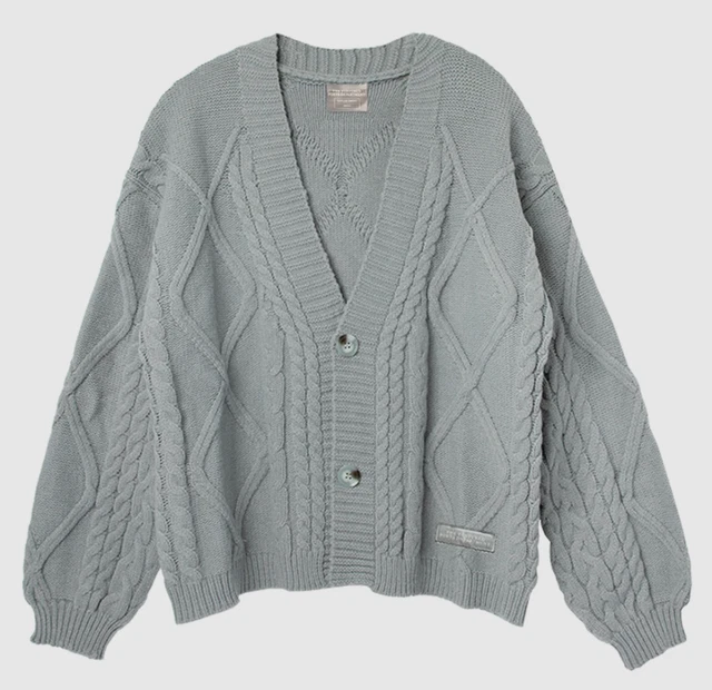 TAYLOR SWIFT THE Tortured Poets Department Gray Cardigan Sz 3XL/4XL