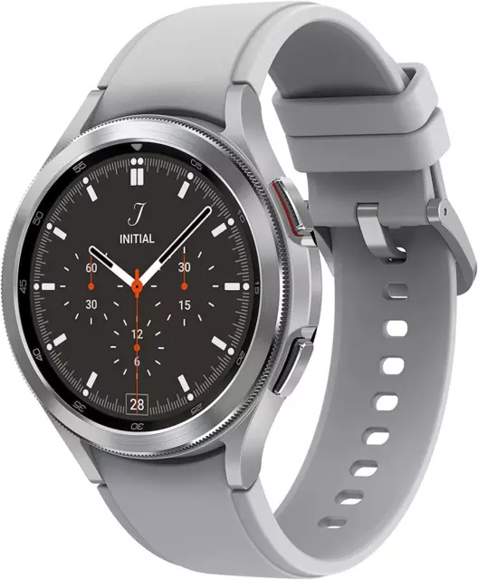 SAMSUNG GALAXY WATCH 4 Classic 46mm SM R890 Silver UK Warranty ML Strap Grade B 95.00 PicClick UK