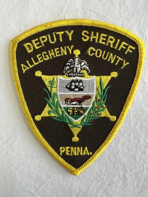 VTG Allegheny County Deputy Sheriff Pennsylvania Rare 4’x 3.5’ Patch Brand New