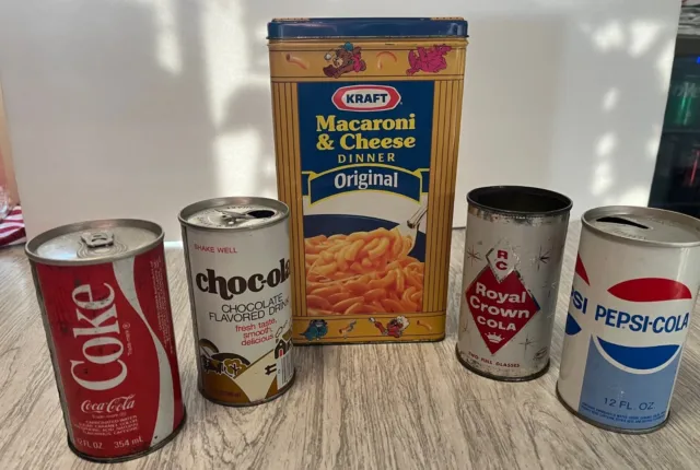 Vintage Choc-Ola Pepsi Coke Rc Kraft Mac & Cheese