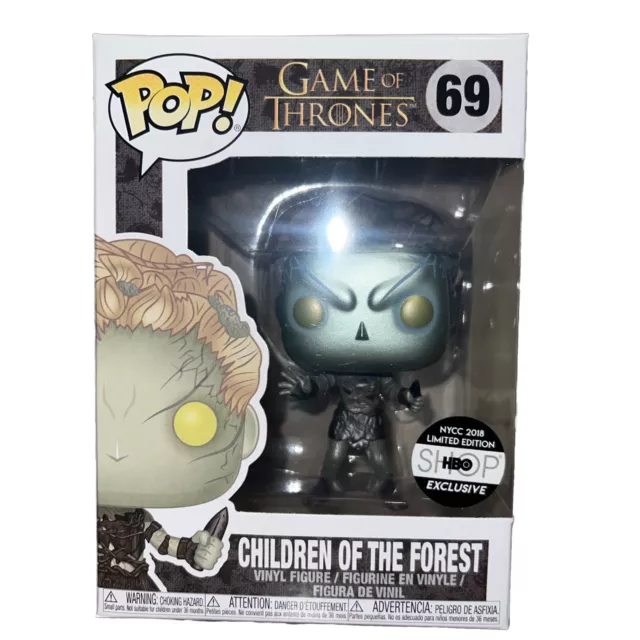 Funko Pop! Game of Thrones 69 Children Of The Forest Metallic HBO LE Collectible