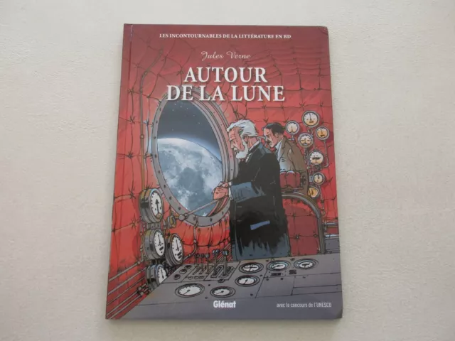 LES INCONTOURNABLES DE LA LITTERATURE EN BD T 28 état BE AUTOUR DE LA LUNE