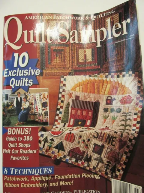 Vintage Patterns_American Patchwork & Quilting + Punch Quilting Book LOT_UNCUT
