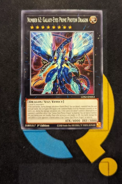 LDS2-EN53 Nummer 62: Galaxy-Eyes Prime Photon Dragon Common 1st Edition YuGiOh