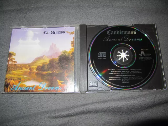 CANDLEMASS-ANCIENT DREAMS CD Solitude Aeternus Mercyful Fate Dying Bride Therion