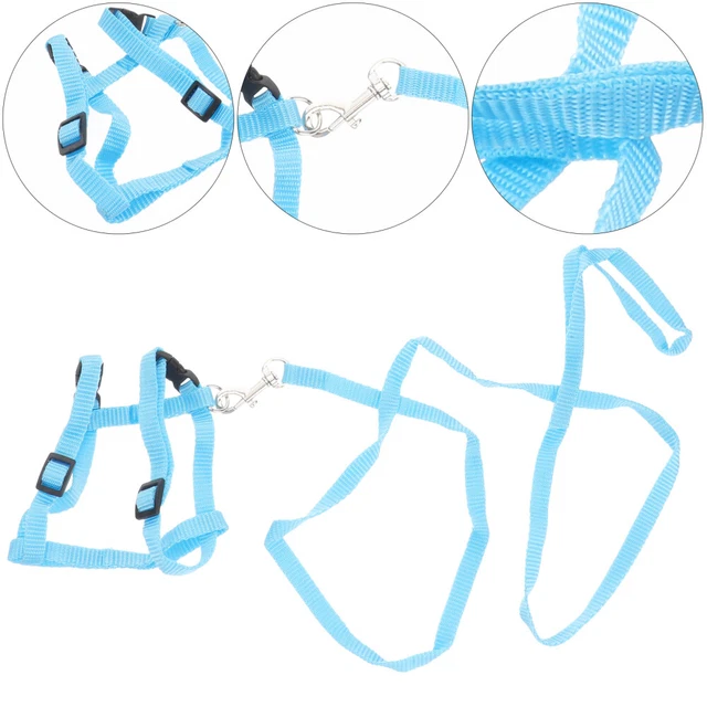 1pc Pet Seil Welpen Harness Leine Bunny Bett Kaninchen Spielzeug für Hasen